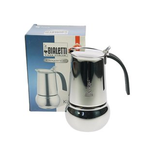 Bialetti Espressokocher Kitty Edelstahl verschiedene Gr��en