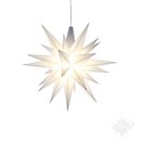 Herrnhuter Weihnachtsstern Bastelstern Kunst.wei� A1 - 13...