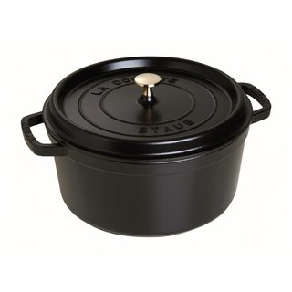 Staub Cocotte rund 18 cm schwarz
