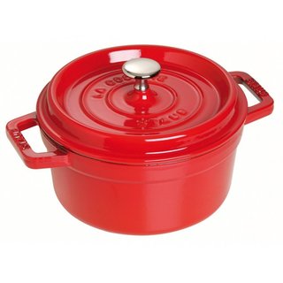 Staub Cocotte rund 18 cm kirschrot