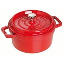 Staub Cocotte rund 18 cm kirschrot