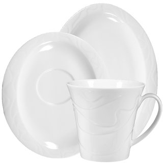 Seltmann Weiden Allegro weiss Kaffeeservice 18  tlg.