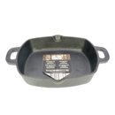 Cast Iron Gusseisen Bratpfanne Steakpfanne eckig 25 x 25...