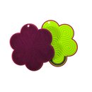 Cookline Silikonschwamm Scrubby Plus Blume Lila/Limette