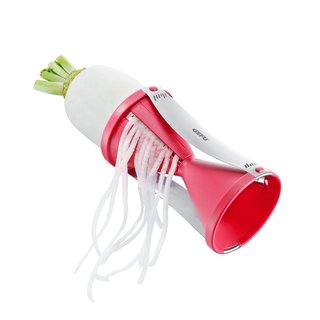 GEFU Spiralschneider Spirelli Colour Edition rot