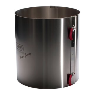 LARES Tortenring mit Klemmhebel 18 - 30 cm H 20 cm