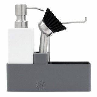 Zone Geschirrsp�lset cool grey white