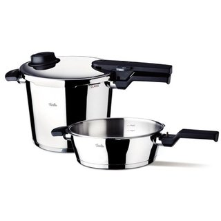 Fissler Schnellkochtopf-Set Vitavit Comfort 6 + 2,5 ltr.
